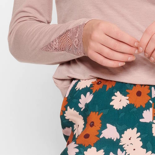 LingaDore Night Adobe Rose antique rose pyjama LingaDore Night Adobe Rose antique rose pyjama