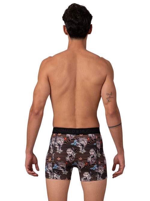 Muchachomalo Leopard noir/print boxer Muchachomalo Leopard noir/print boxer