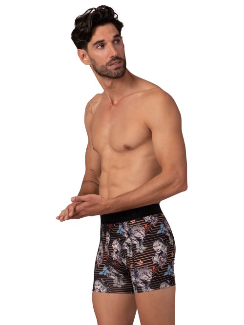 Muchachomalo Leopard noir/print boxer Muchachomalo Leopard noir/print boxer