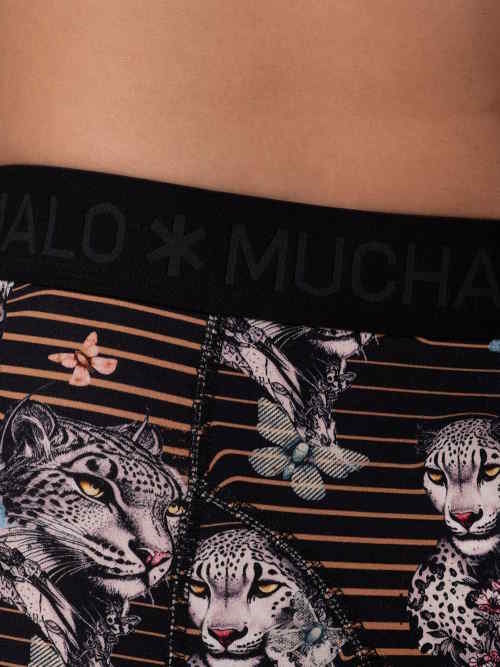 Muchachomalo Leopard noir/print boxer Muchachomalo Leopard noir/print boxer