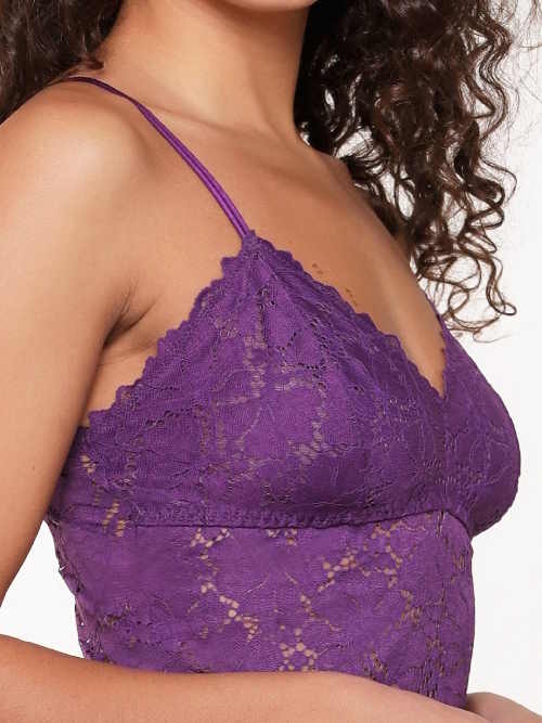 LingaDore Majesty purple violet soutien-gorge sans armatures en dentelle LingaDore Majesty purple violet soutien-gorge sans armatures en dentelle