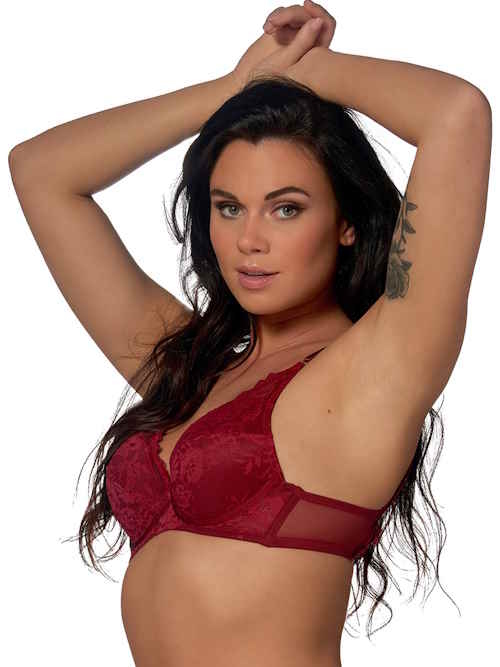 After Eden Tulien rouge soutien-gorge rembourré After Eden Tulien rouge soutien-gorge rembourré