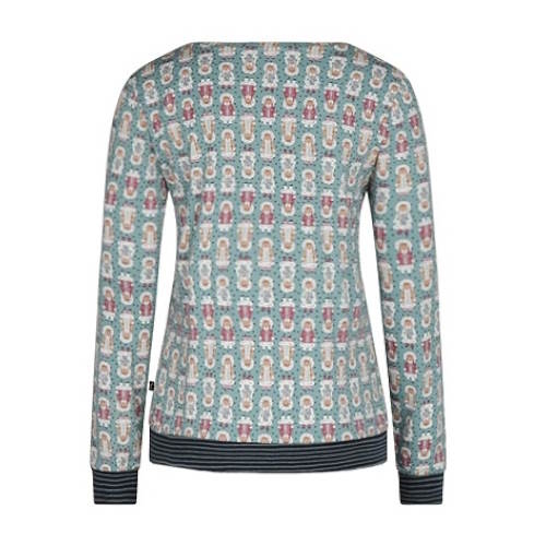 Charlie Choe Cold Days vert/print chemise de nuit Charlie Choe Cold Days vert/print chemise de nuit