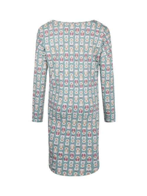 Charlie Choe Cold Days vert/print chemise de nuit Charlie Choe Cold Days vert/print chemise de nuit