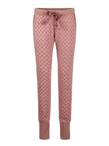 Charlie Choe Warm Nights marron/rose pantalon de pyjama