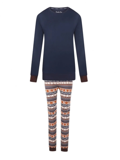 Charlie Choe Goes Lapland bleu marine/print pyjama Charlie Choe Goes Lapland bleu marine/print pyjama
