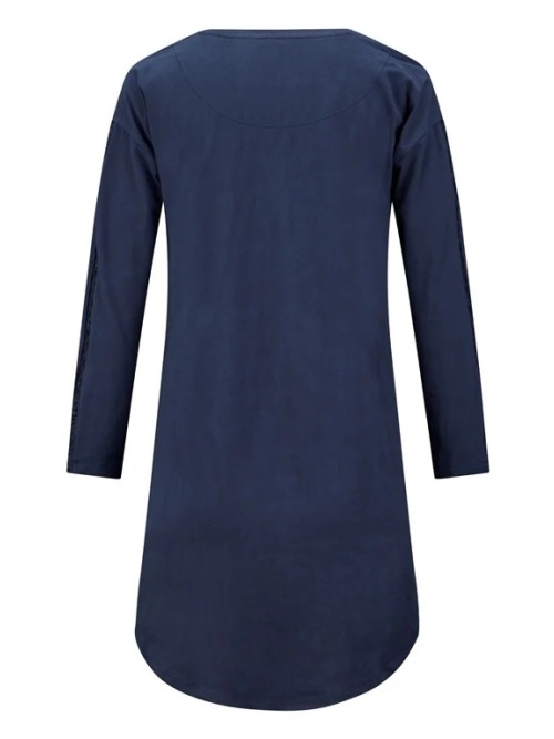 Charlie Choe Rêves mystiques bleu marine chemise de nuit Charlie Choe Rêves mystiques bleu marine chemise de nuit