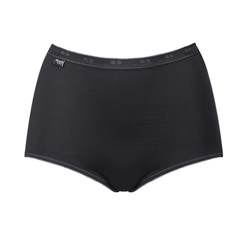 Sloggi Basic Maxi  noir haut slip Sloggi Basic Maxi  noir haut slip