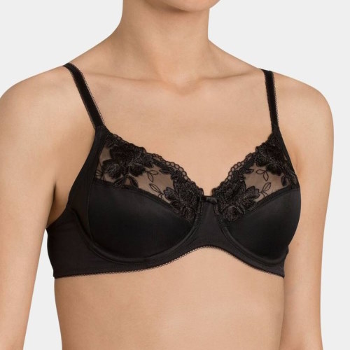 Triomphe Modern Posy noir soutien-gorge sans forme Triomphe Modern Posy noir soutien-gorge sans forme