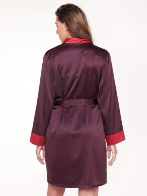 LingaDore Night Winetasting bordeaux kimono LingaDore Night Winetasting bordeaux kimono