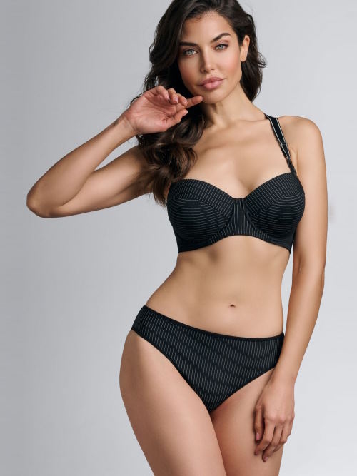 Marlies Dekkers Gloria noir/print slip brésilien Marlies Dekkers Gloria noir/print slip brésilien