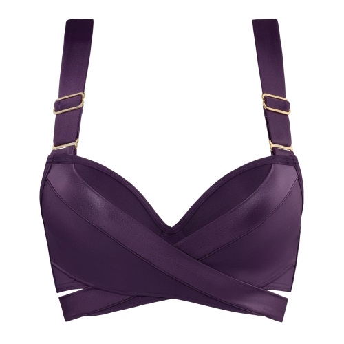 Maillots de bain Marlies Dekkers Cache Coeur violet bikinitop push up Maillots de bain Marlies Dekkers Cache Coeur violet bikinitop push up