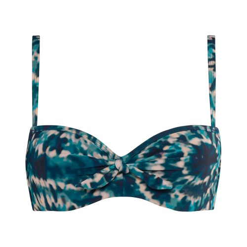Maillots de bain Marlies Dekkers Lotus turquoise/print haut de bikini préformé Maillots de bain Marlies Dekkers Lotus turquoise/print haut de bikini préformé