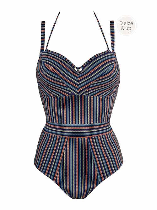 Maillots de bain Marlies Dekkers Holi Vintage bleu marine/print maillot de bain Maillots de bain Marlies Dekkers Holi Vintage bleu marine/print maillot de bain