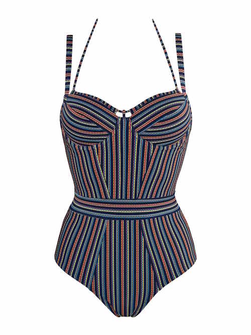 Maillots de bain Marlies Dekkers Holi Vintage bleu marine/print maillot de bain Maillots de bain Marlies Dekkers Holi Vintage bleu marine/print maillot de bain