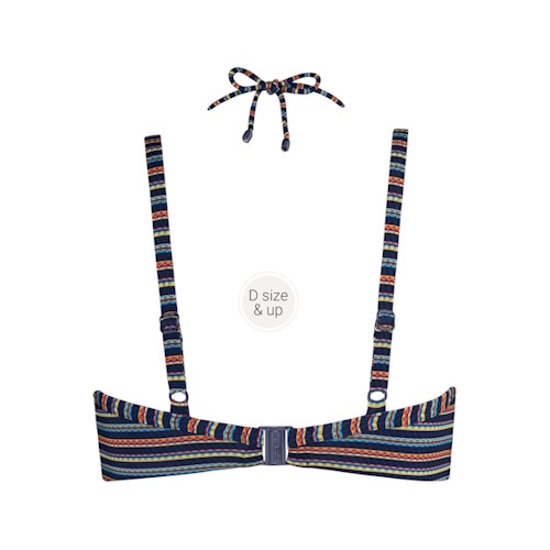Maillots de bain Marlies Dekkers Holi Vintage bleu marine/print soutien-gorge bikini corbeille Maillots de bain Marlies Dekkers Holi Vintage bleu marine/print soutien-gorge bikini corbeille