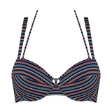 Maillots de bain Marlies Dekkers Holi Vintage bleu marine/print bikinitop push up
