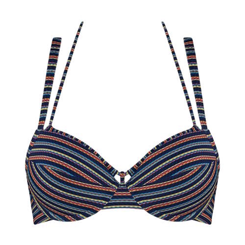 Maillots de bain Marlies Dekkers Holi Vintage bleu marine/print bikinitop push up Maillots de bain Marlies Dekkers Holi Vintage bleu marine/print bikinitop push up