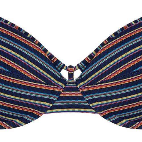 Maillots de bain Marlies Dekkers Holi Vintage bleu marine/print bikinitop push up Maillots de bain Marlies Dekkers Holi Vintage bleu marine/print bikinitop push up