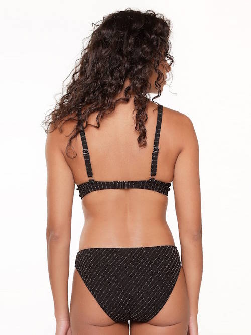 Plage de LingaDore Black Diamond noir slip de bikini Plage de LingaDore Black Diamond noir slip de bikini