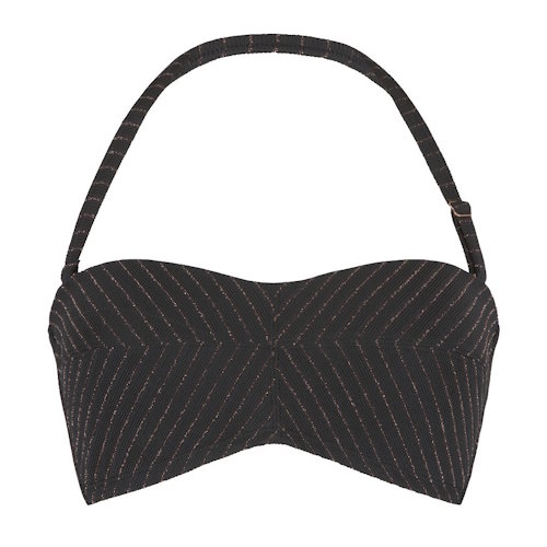 Plage de LingaDore Black Diamond noir haut de bikini préformé Plage de LingaDore Black Diamond noir haut de bikini préformé