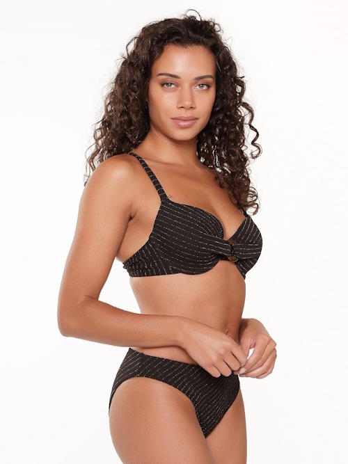 Plage de LingaDore Black Diamond noir haut de bikini préformé Plage de LingaDore Black Diamond noir haut de bikini préformé