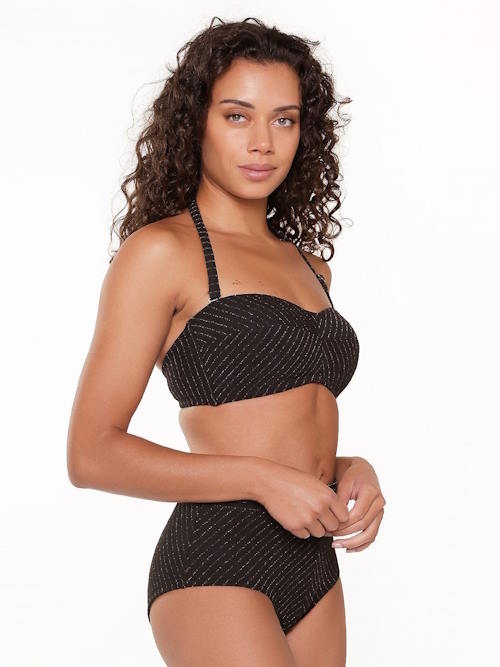 Plage de LingaDore Black Diamond noir slip de bikini Plage de LingaDore Black Diamond noir slip de bikini