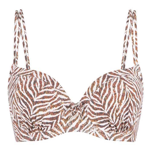 Plage de LingaDore  Crazy wild & fun  marron/print haut de bikini préformé Plage de LingaDore  Crazy wild & fun  marron/print haut de bikini préformé