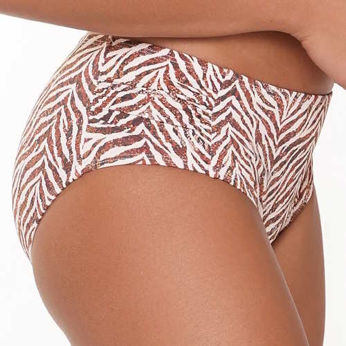Plage de LingaDore  Crazy wild & fun  marron/print slip de bikini Plage de LingaDore  Crazy wild & fun  marron/print slip de bikini