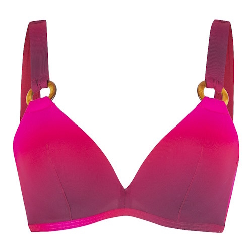 Plage de LingaDore Orchid rouge haut de bikini préformé Plage de LingaDore Orchid rouge haut de bikini préformé