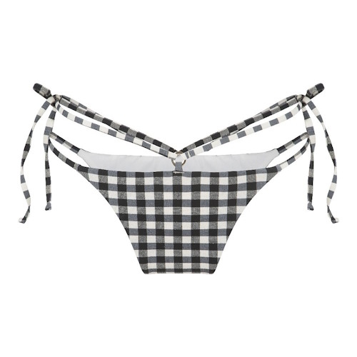Plage de LingaDore Square Print noir/blanc slip de bikini Plage de LingaDore Square Print noir/blanc slip de bikini