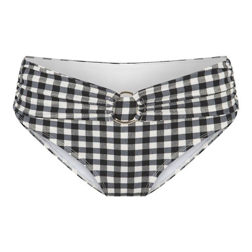 Plage de LingaDore Square Print noir/blanc slip de bikini Plage de LingaDore Square Print noir/blanc slip de bikini