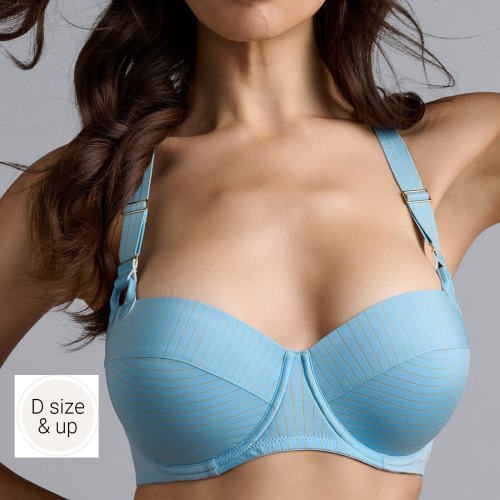 Marlies Dekkers Gloria bleu/print soutien-gorge rembourré Marlies Dekkers Gloria bleu/print soutien-gorge rembourré