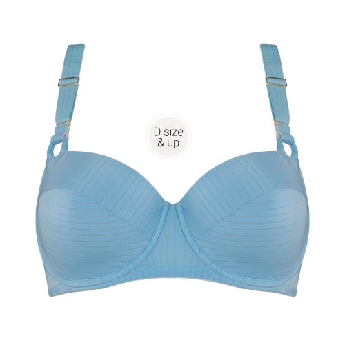 Marlies Dekkers Gloria bleu/print soutien-gorge rembourré Marlies Dekkers Gloria bleu/print soutien-gorge rembourré