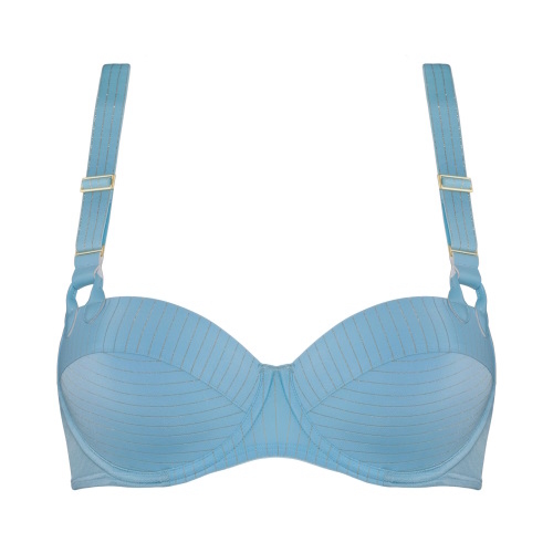 Marlies Dekkers Gloria bleu/print soutien-gorge rembourré Marlies Dekkers Gloria bleu/print soutien-gorge rembourré