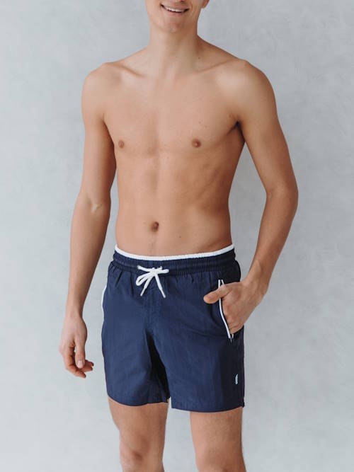 Bomain Basic bleu marine maillot de bain pour homme Bomain Basic bleu marine maillot de bain pour homme