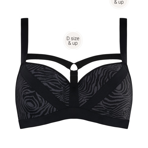Marlies Dekkers Wing Power noir/gris soutien-gorge rembourré Marlies Dekkers Wing Power noir/gris soutien-gorge rembourré