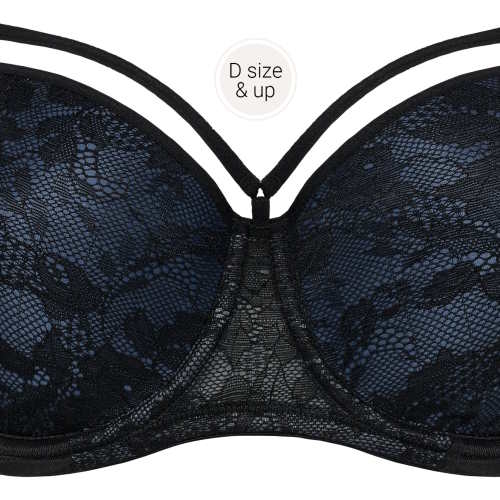 Marlies Dekkers Space Odyssey noir/bleu soutien-gorge rembourré Marlies Dekkers Space Odyssey noir/bleu soutien-gorge rembourré