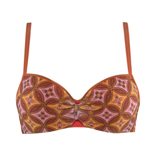 Marlies Dekkers Florana orange/print soutien-gorge push up Marlies Dekkers Florana orange/print soutien-gorge push up