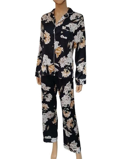 LingaDore Night Blossom noir/print pyjama LingaDore Night Blossom noir/print pyjama