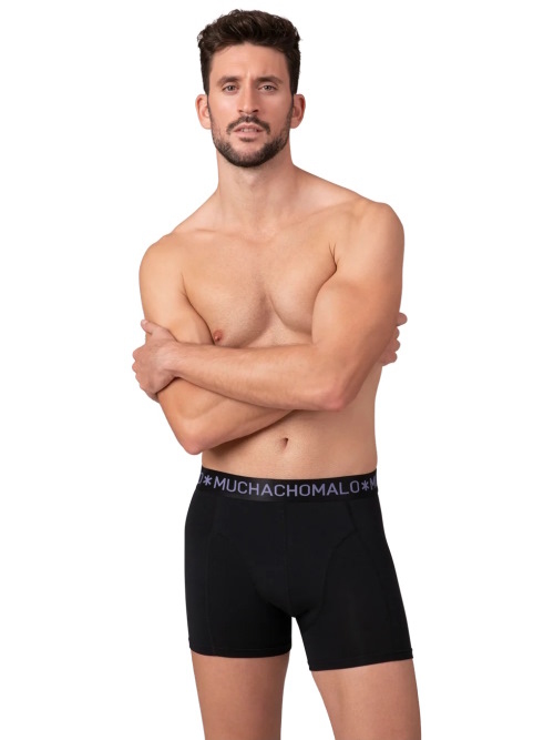 Muchachomalo JustFlowers noir/print modal boxer Muchachomalo JustFlowers noir/print modal boxer