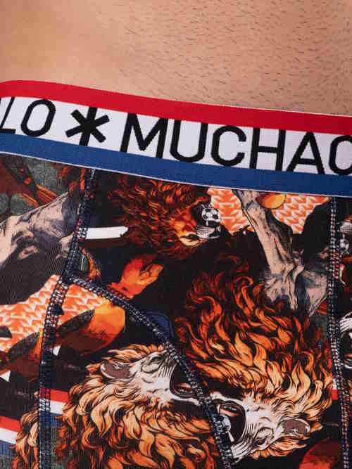 Muchachomalo Dutch Lion orange/print boxer Muchachomalo Dutch Lion orange/print boxer