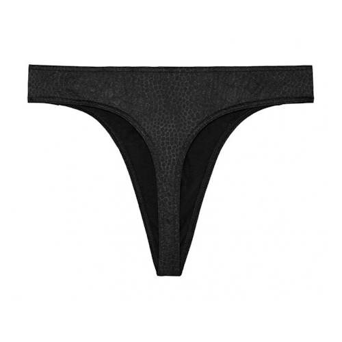 HOM Florida noir/print string pour hommes HOM Florida noir/print string pour hommes