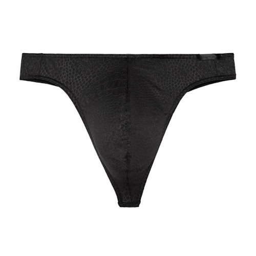 HOM Florida noir/print string pour hommes HOM Florida noir/print string pour hommes
