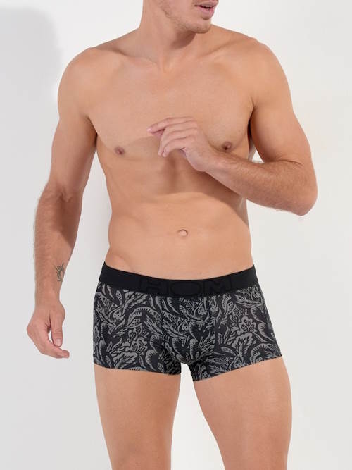 HOM Himeros noir/print sport trunk HOM Himeros noir/print sport trunk