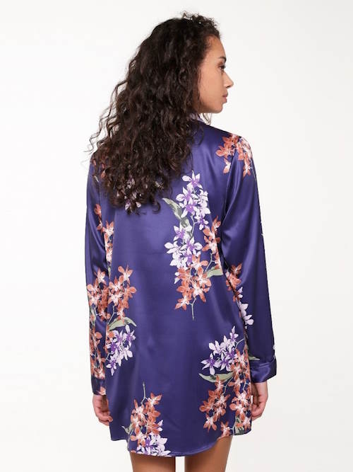 LingaDore Night Ginger Bread bleu/print chemise de nuit LingaDore Night Ginger Bread bleu/print chemise de nuit