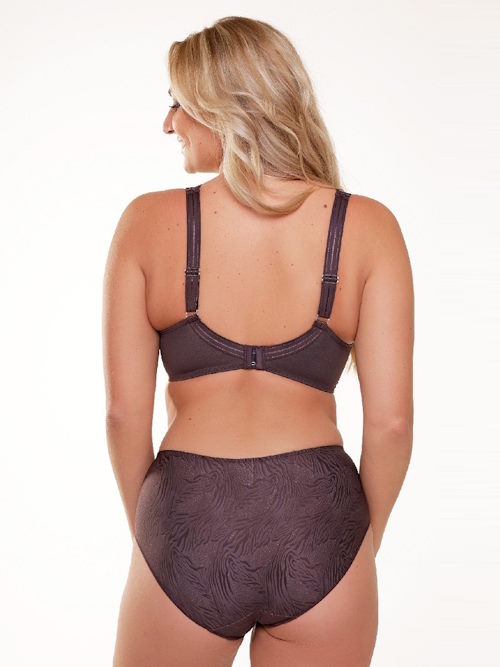 LingaDore Quotidien Maxi Slip marron/print haut slip LingaDore Quotidien Maxi Slip marron/print haut slip