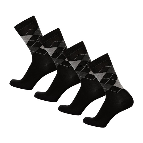 Bamboosa Steve noir/print chaussettes Bamboosa Steve noir/print chaussettes