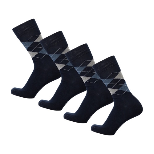 Bamboosa Steve bleu marine/print chaussettes Bamboosa Steve bleu marine/print chaussettes
