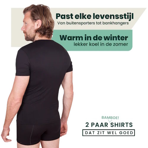 Bamboosa Austin noir shirt Bamboosa Austin noir shirt